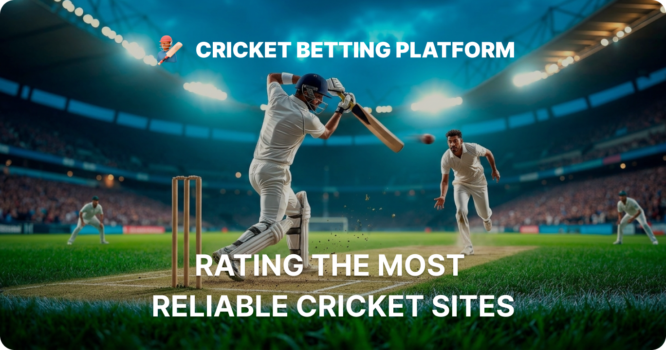 Cricket sportsmen showing tried, rated, and reliable Cricket Betting Platforms for the 2026 season.